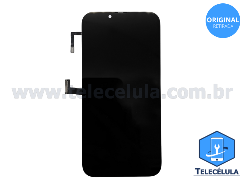 Sem Imagem - LCD DISPLAY PARA IPHONE 13 PRO PRETO ORIGINAL RETIRADO