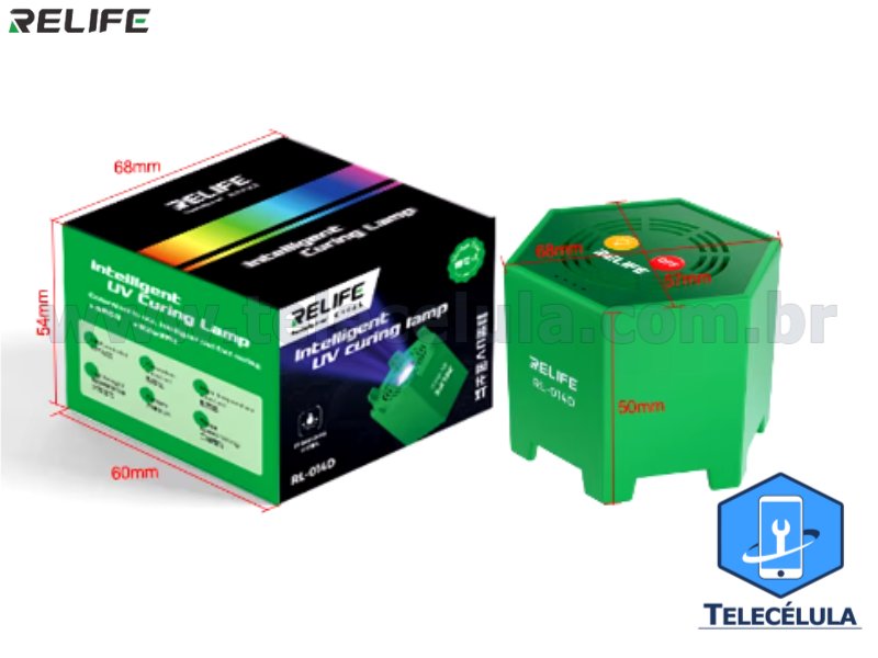 Sem Imagem - LMPADA INTELIGENTE LED RELIFE RL-014D UV PARA CURA DE COLA SOLDER MASK, SOLDER PCB