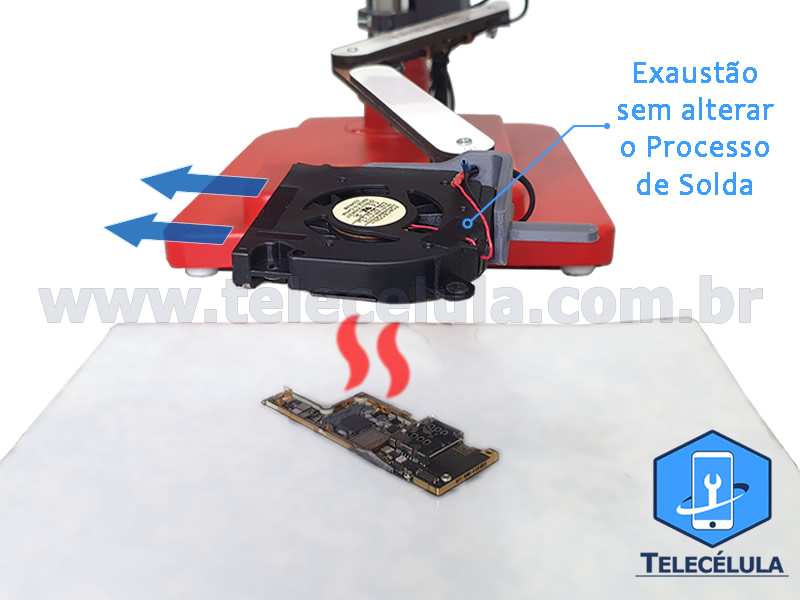 Sem Imagem - LANAMENTO SUPER EXAUSTOR PARA BOARD AJUDA NO PROCESSO DE MICROSOLDA PROFILE LEAD FREE TELECLULA