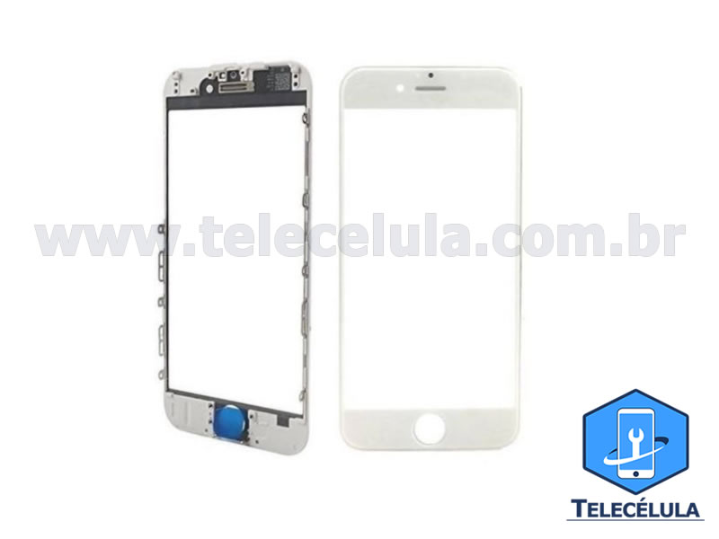 Sem Imagem - VISOR, TELA, LENTE COMPATVEL COM APPLE IPHONE 6 PLUS (5.5) BRANCO COM OCA E ARO GENRICO