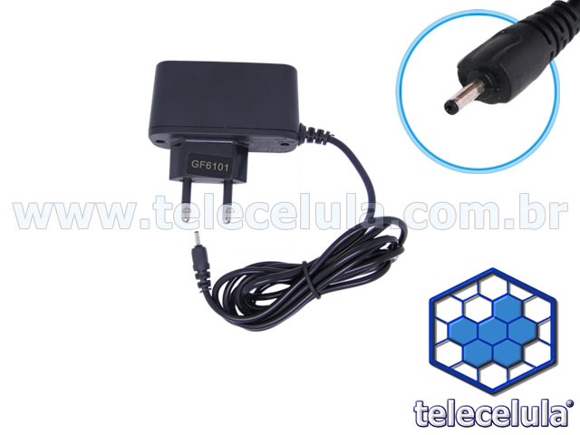Sem Imagem - CARREGADOR PARA NOKIA 6060, 6101, 6111, 6125, 1616, C3, E5, E7, N73, N80, 200, 201, 303 GEN�RICO