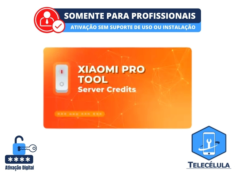 Sem Imagem - CRDITOS XIAOMI PRO TOOL - FLASH, DECODING, FACTORY RESET, MI ACCOUNT, FRP, DESBLOQUEIO