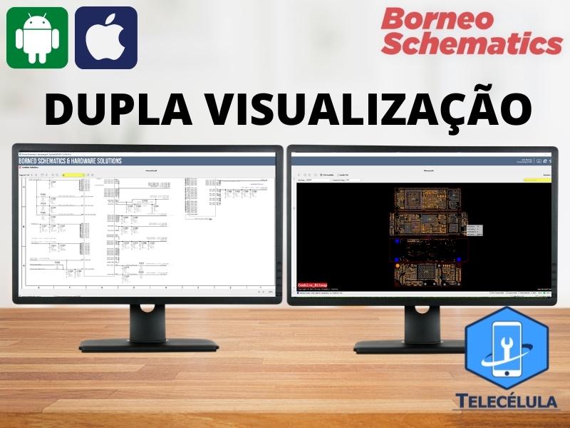 Sem Imagem - BORNEO SCHEMATICS - ACESSO 1 ANO DIAGRAMAS DINMICOS, SOLUES DEFEITOS, LAYOUTS ANDROID - 1PC ATIVO