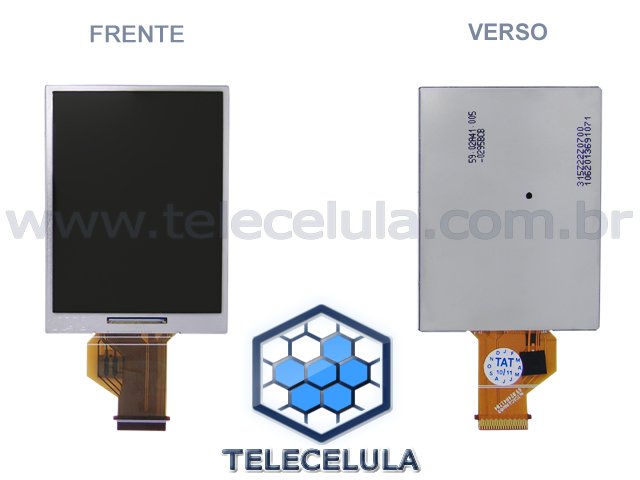 Sem Imagem - LCD CMERA DIGITAL SAMSUNG ES70, ES73, ES75, PL100, SL605, TL205 AUO ORIGINAL
