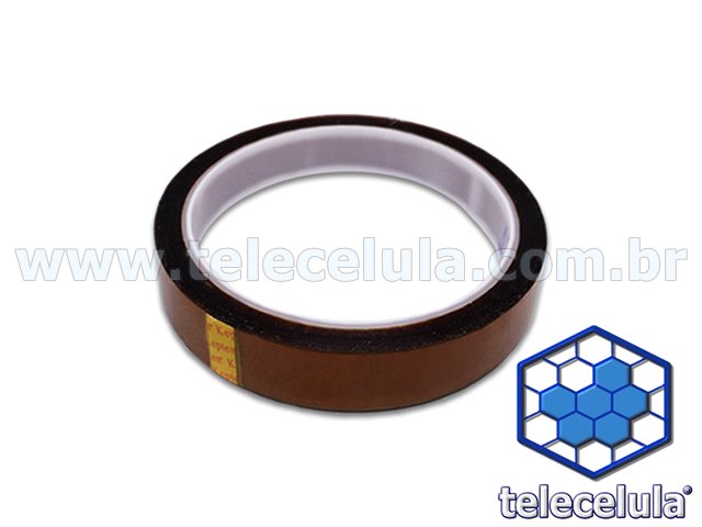 Sem Imagem - FITA POLIAMIDA KAPTON ORIGINAL 30MM RESISTENTE A TEMPERATURA