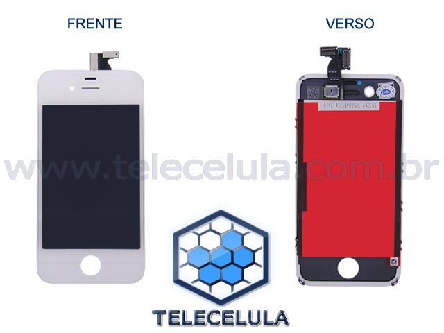 Sem Imagem - LCD COMPATVEL COM APPLE IPHONE 4S ALTA QUALIDADE COM TOUCH BRANCO GENRICO 