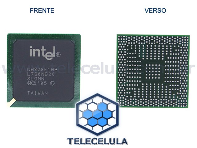 Sem Imagem - CHIPSET BGA INTEL MODELO NH82801HB - SL9MM ORIGINAL NOVO!