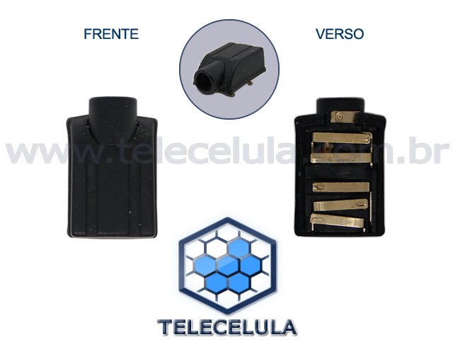 Sem Imagem - CONECTOR FONE OUVIDO MOTOROLA A45 ORIGINAL!
