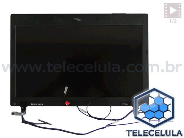 Sem Imagem - HOUSING LENOVO X100E PARA LCD COM DOBRADIAS E COMPONENTES!