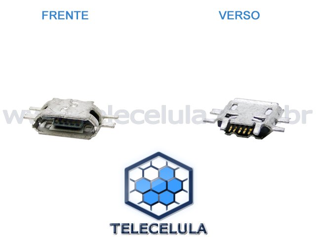 Sem Imagem - CONECTOR DE CARGA PARA MOTOROLA MOT G XT1032, XT1033, MOTO X.