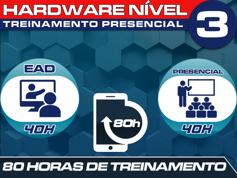 Sem Imagem - CURSO PRESENCIAL 40H AVANADO ELETRNICA, MICROSOLDA E CONSERTO SMARTPHONES HARDWARE NVEL 3 - MG