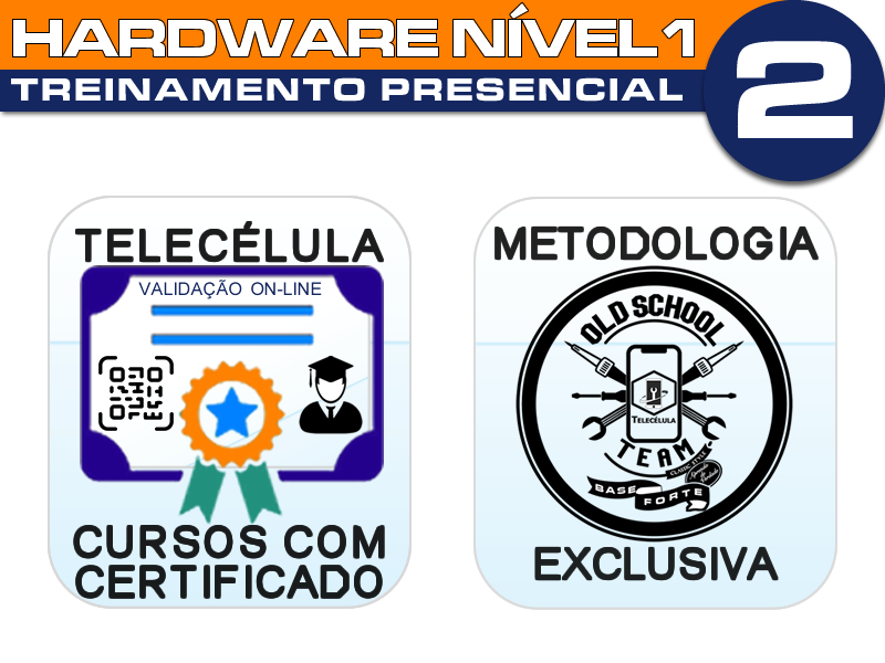 Sem Imagem - CURSO PRESENCIAL FUNDAMENTOS ELETRNICA, MICROSOLDA E CONSERTO SMARTPHONES HARDWARE NVEL 1, 2 - MG