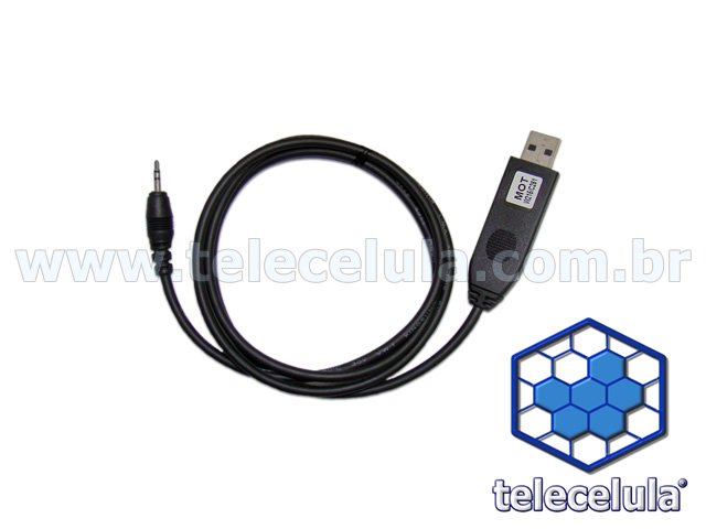 Sem Imagem - CABO DE DADOS MOTOROLA USB/SERIAL T190 C200 C115 C168 C139 C140 C261 W220 W375 PARA BOX