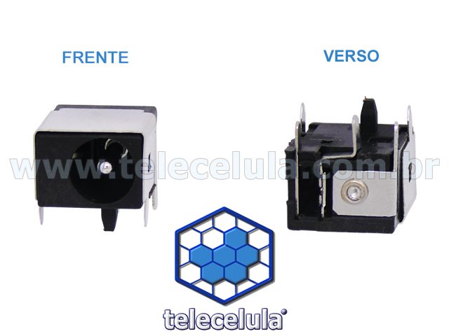 Sem Imagem - CONECTOR CARGA, POWER JACK NOTEBOOK ACER 290, COMPAQ M700, M2000 SRIES, HP ZE2000 SRIES E OUTROS