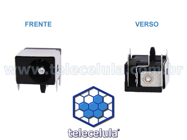 Sem Imagem - CONECTOR CARGA, POWER JACK NOTEBOOK ACER C100, Z9000, FUJITSU L7300, V2010, GATEWAY 400 SERIES