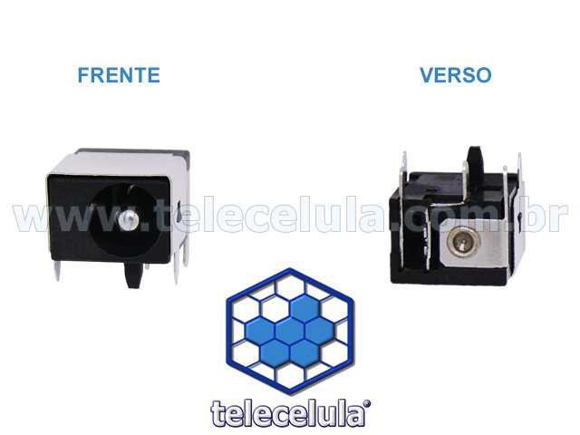 Sem Imagem - CONECTOR CARGA, POWER JACK NOTEBOOK ASUS W1000 (W1), AVERATEC 2100, COMPAC 3000, HP XZ168, E OUTROS