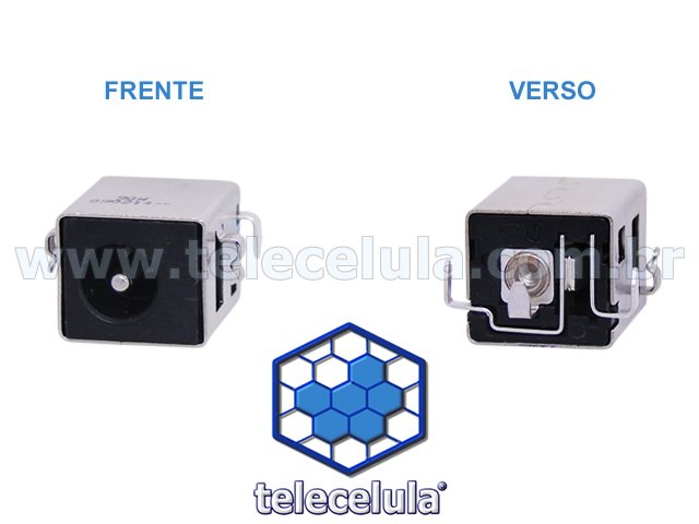 Sem Imagem - CONECTOR CARGA, POWER JACK NOTEBOOK HP COMPAQ PRESARIO V4000 SRIES, PAVILION DV4000 SRIES