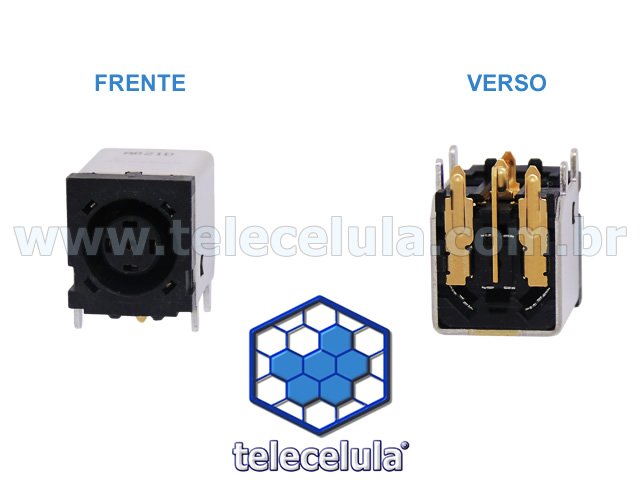 Sem Imagem - CONECTOR CARGA, POWER JACK NOTEBOOK DELL 1150, XPS M170, 100L, M20 E OUTROS MODELOS 