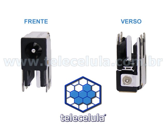 Sem Imagem - CONECTOR CARGA, POWER JACK NOTEBOOK HP/COMPAQ PRESARIO V2000
