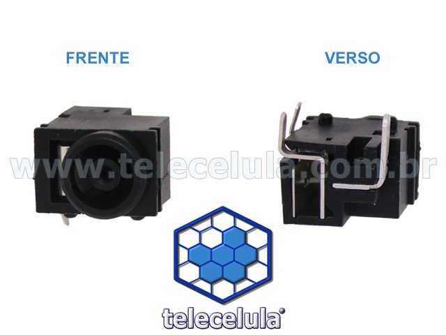 Sem Imagem - CONECTOR CARGA, POWER JACK NOTEBOOK GATEWAY 200ARC, MICRON METROBOOK VL PLUS, SAMSUNG V20, V25