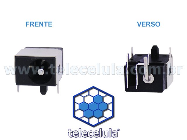 Sem Imagem - CONECTOR CARGA, POWER JACK NOTEBOOK ACER 290, 290E, 2350, 3690 E OUTROS MODELOS