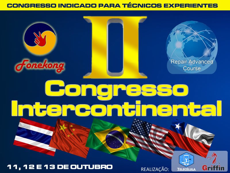 Sem Imagem - II CONGRESSO INTERCONTINENTAL PRESENCIAL FONEKONG ADVANCED CPU, SO PAULO - 2 LOTE AT 20/09