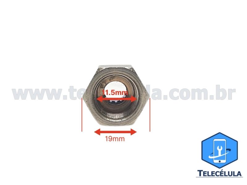 Sem Imagem - CONECTOR FEMEA PU 8MM X1/4 PNEUMTICA ENGATE RPIDO PARA COMPRESSOR LAMINAO OCA E LCD