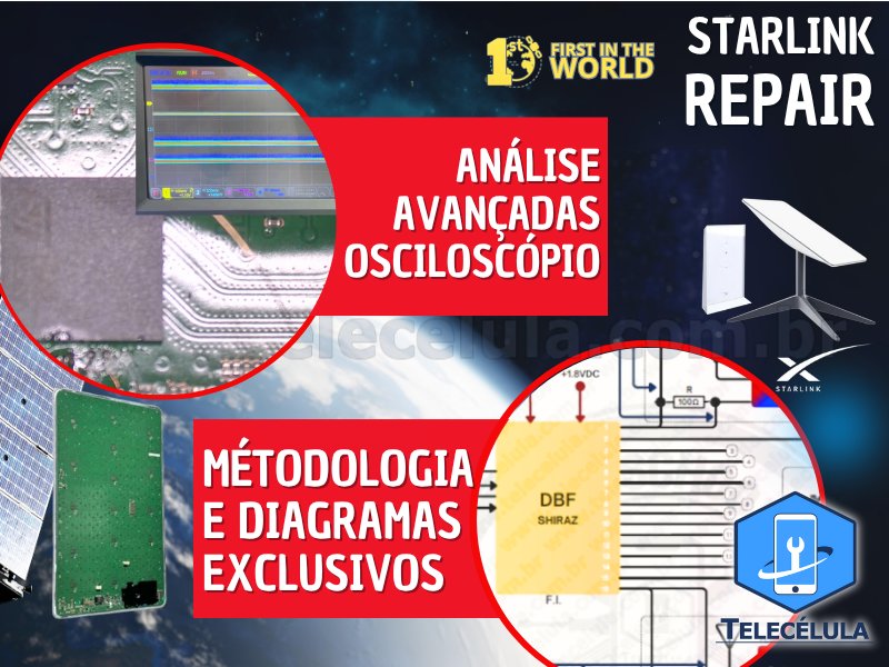 Sem Imagem - CURSO PRESENCIAL AVANADO IMPERATRIZ - MARANHO REPAROS PLACAS STARLINK V2, V3, V4, MINI 7/7 A 11/7
