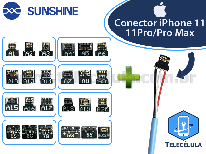 Sem Imagem - CABO ENERGIZAO FONTE SUNSHINE SS-905D PARA IPHONE, SAMSUNG, XIAOMI, MOTOROLA, , OPPO, VIVO, HUAWEI