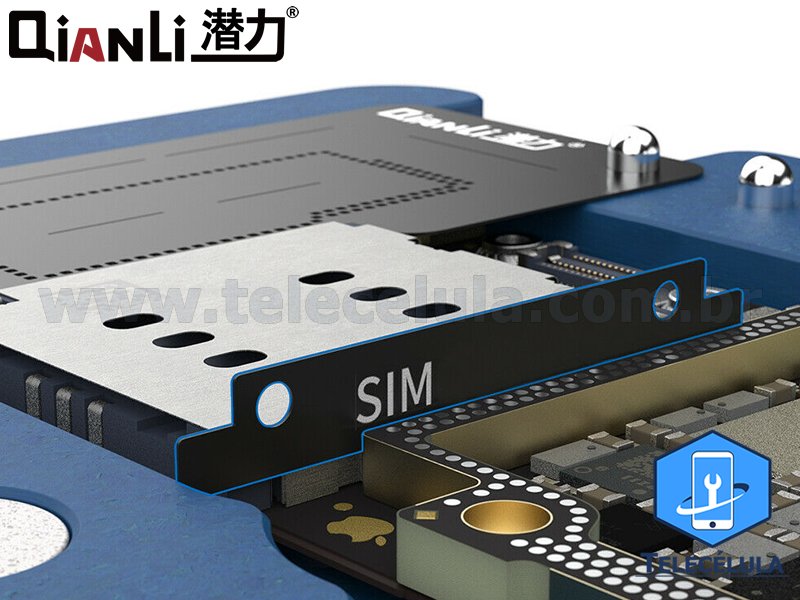 Sem Imagem - MESA REBALLING PROFISSIONAL MAGNTICA PARA IPHONE SERIES X, XS, XS MX STENCIL QIANLI