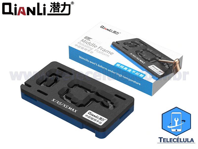 Sem Imagem - MESA REBALLING PROFISSIONAL MAGNTICA PARA IPHONE SERIES X, XS, XS MX STENCIL QIANLI