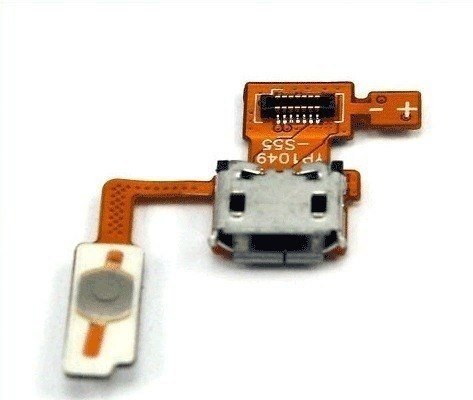 Sem Imagem - FLEX CABLE DA TECLA POWER + CONECTOR DE CARGA P970 OPTIMUS BLACK