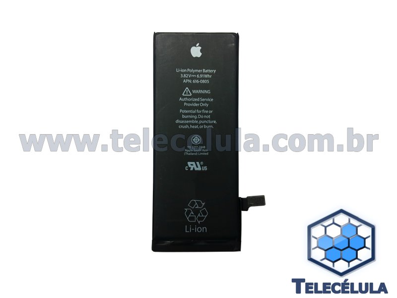 Sem Imagem - BATERIA PARA IPHONE 6 ORIGINAL APN: 616-0809 VARIANTES DE APN 0805,0804,00129, 0808, 0806, 00130