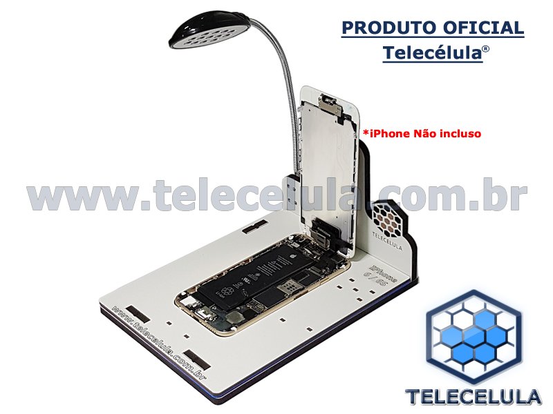 Sem Imagem - NOVA BASE FIXADORA DO LCD PARA REPAROS IDEVICES 5, 5C, 5S, SE, 6, 6P, 6S, 6SP, 7, 7P, 8, 8P COM LED