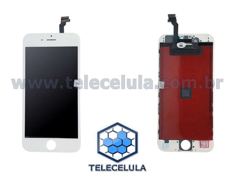 Sem Imagem - DISPLAY LCD COMPATVEL COM IPHONE 6 BRANCO DE ALTA QUALIDADE COM TOUCH SCREEN