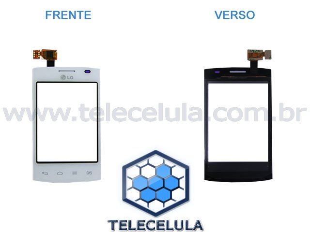 Sem Imagem - TOUCH SCREEN LG E410, E415 BRANCO GENRICO