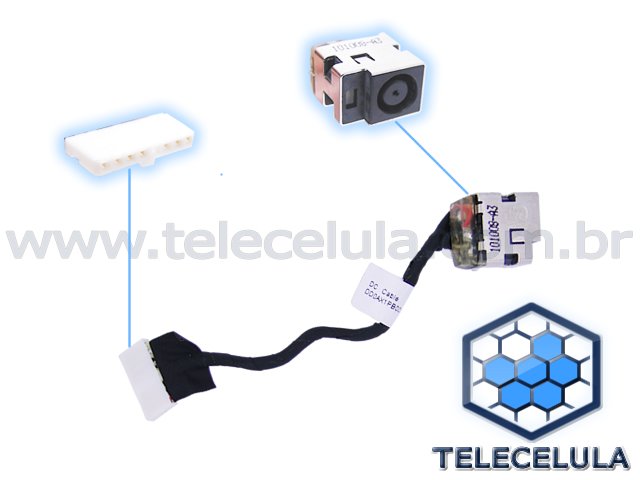 Sem Imagem - CONECTOR DE CARGA,POWER JACK PARA NOTEBOOK HP G42 (MODELO 1) ORIGINAL!