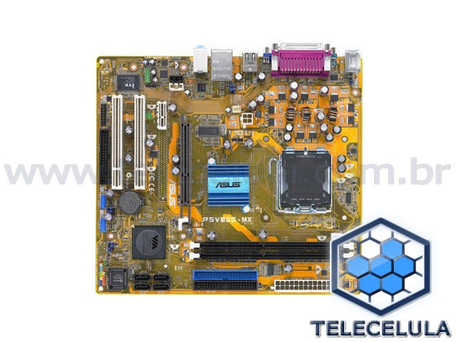 Sem Imagem - PLACA ME ASUS P5V800-MX  SOCKET LGA775 MOTHERBOARD MATX