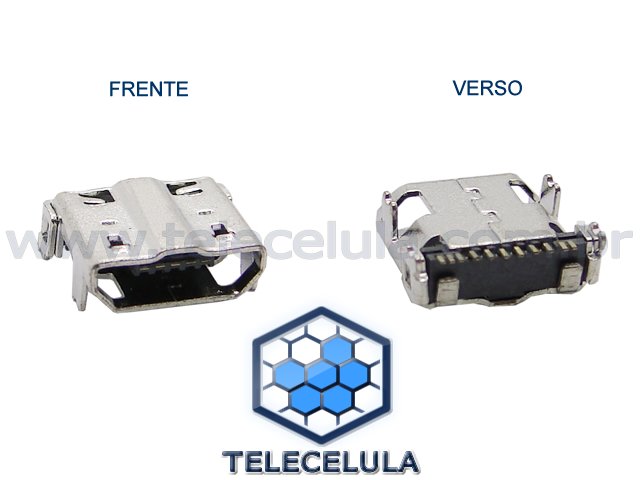 Sem Imagem - CONECTOR DE CARGA/DADOS SAMSUNG GALAXY S4 I9500, NOTE II N7100