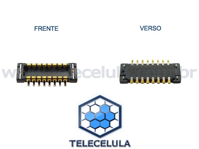 Sem Imagem - CONECTOR FPC DA PLACA DO FLEX CMERA FRONTAL APPLE IPHONE 4, 4S