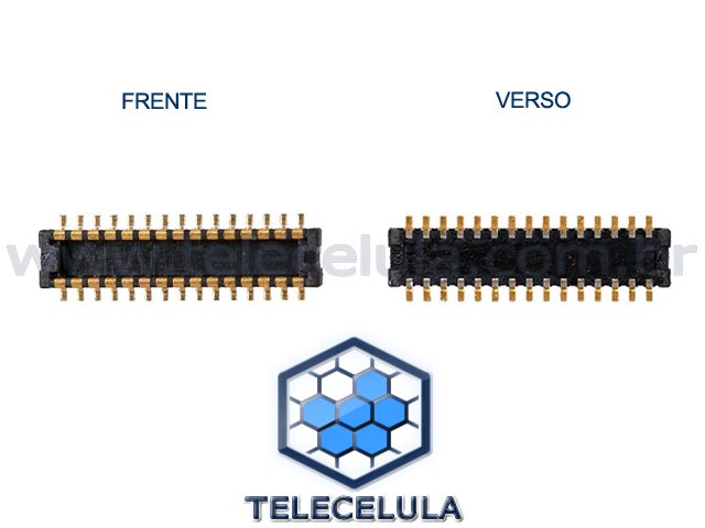 Sem Imagem - CONECTOR DA PLACA DO FLEX LCD APPLE IPOD TOUCH 4
