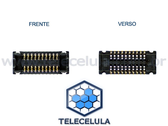 Sem Imagem - CONECTOR DO FLEX TOUCH SCREEN FPC APPLE IPAD MINI 1, 2, 3, IPAD AIR CONECTOR IPAD MINI