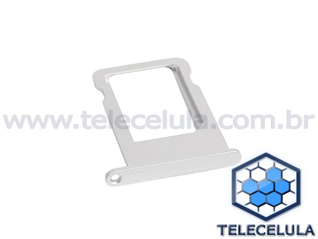 Sem Imagem - PORTA NANO SIM CARD APPLE IPHONE 5S PRATA