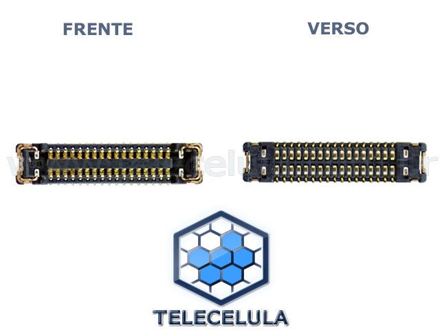 Sem Imagem - CONECTOR FPC DO LCD E TOUCH PARA APPLE IPHONE 7 (J4502)