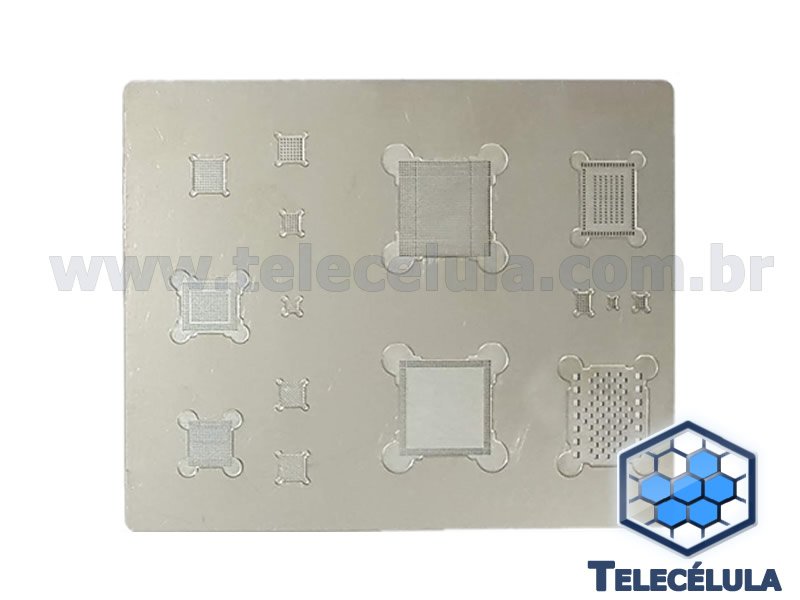 Sem Imagem - STENCIL KAISI 3D DE RETRABALHO CPU A9 PARA REBALLING PARA IPHONE 6S E IPHONE 6S PLUS