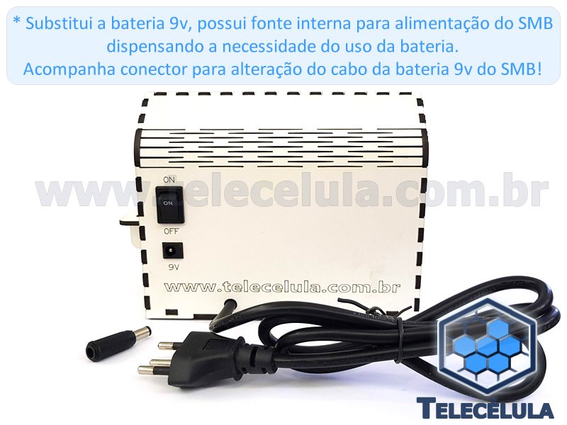 Sem Imagem - NOVO CASE PARA SMB SMARTBOX, COM FONTE INTERNA DE ALIMENTAO E LED INDICADOR