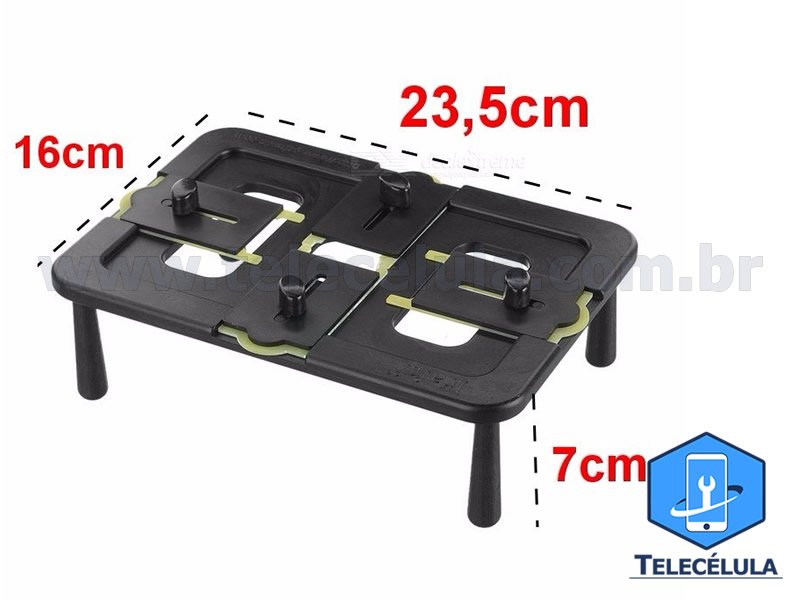 Sem Imagem - SUPORTE PARA RETRALHO, POSICIONAMENTO TROCA DE LENTE, TOUCH E LCD SMARTPHONES E IPHONE KAISI K-1218