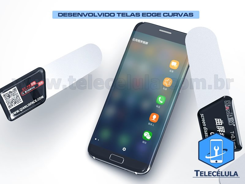 Sem Imagem - ESPTULA QIANLI T01 CURVED EM AO INOX ULTRA FINA 0.1MM DESMONTAGEM SMARTPHONES, TABLET, IPADS, ETC