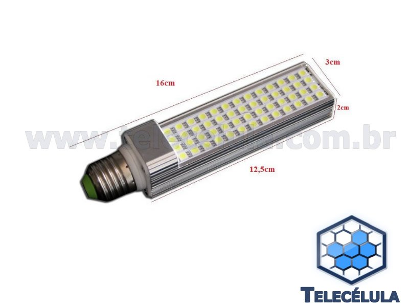 Sem Imagem - LAMPADA DE LED ALTO BRILHO PARA BANCADA 60 LEDS 110 - 220 VOLTS