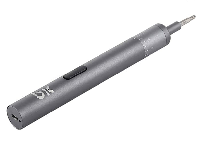 Sem Imagem - PARAFUSADEIRA ELTRICA BIC COM AJUSTE DE TORQUE E BATERIA INTERNA, 24 BITS MAC, IPHONE, SMARTPHONES